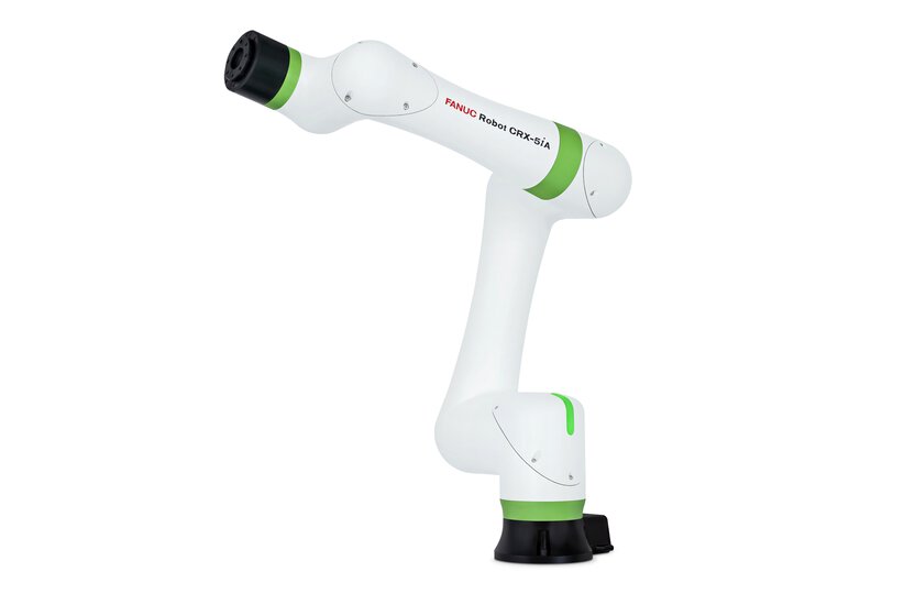 The FANUC CRX-5iA is a lightweight collaborative robot for a broad range of applications. 