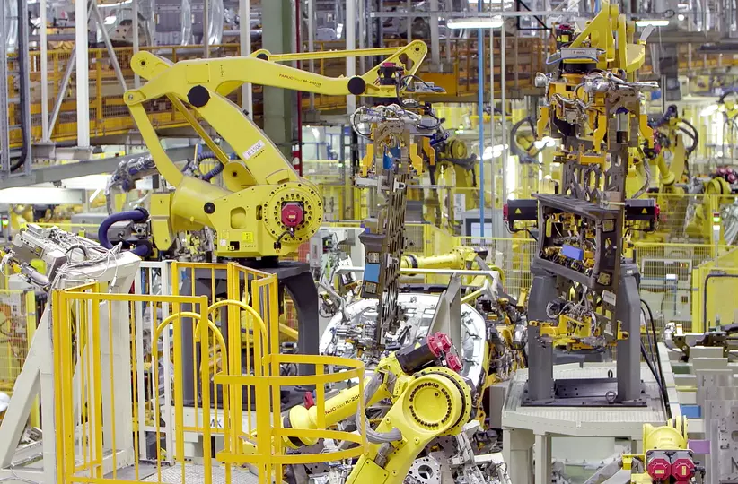 Success story about successful implementation of FANUC Robots at Nissan Motor Ibérica. FANUC robots are used to automate tasks such as welding, sealing and handling, providing worry-free production and repeatable operations.