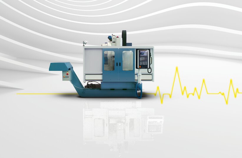 Illustration of CNC machine after retrofit. Retrofit with FANUC: The best solution whether replacing an old FANUC or any other CNC system. You will save on capital expenditures while at the same time benefitting from new technologies.