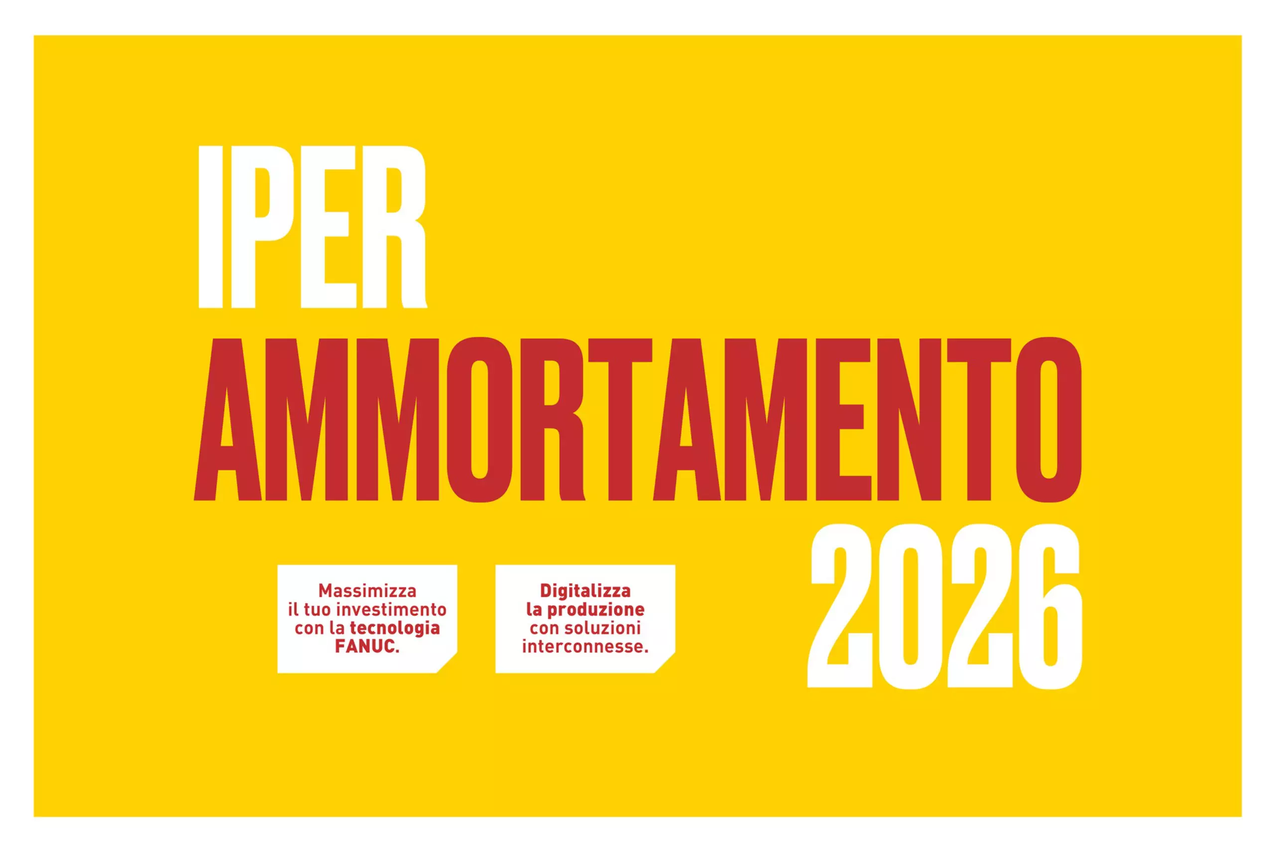 FANUC Iper Ammortamento
