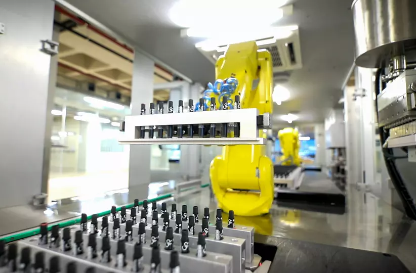 FANUC Success with Robots, ROBOSHOT and ROBODRILL - Erkul Cosmetics in Turkey benefits from FANUC's variety of products in order to improve quality and efficiency. 
