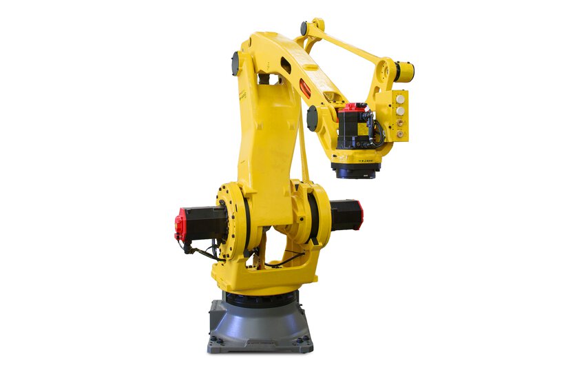 The FANUC M-410/110F-24C is a robot specifically designed for palletising and handling applications.