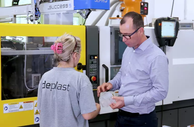 Deplast currently has 11 injection moulding machines on site, five of which are now FANUC ROBOSHOT models. All five have arrived since 2017, offering production stability and future-proof injection moulding moving forward. The company has FANUC ROBOSHOT α-S50iA (two), α-S100iA, α-S150iA and α-S220iA models at its disposal.