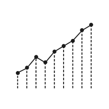 Pictogram for Monitoring (Organization) in black. SVG format.