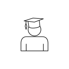 Pictogram for Training (Navigation) in black. SVG format.