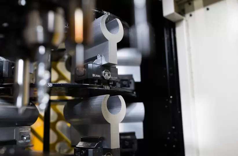 Arcus-Haberle case study picture
ARCUS ELEKTROTECHNIK is using a FANUC ROBODRILL Plus-K automated machining cell to manufacture complex, high-precision energy sector components economically from batch sizes as small as one. Combining a FANUC ROBODRILL α-D21MiB5 ADV Plus CNC machining centre with integrated tool and workpiece handling via a FANUC LR Mate 200iD robot, the solution enables flexible, unmanned production with rapid changeovers and minimal downtime.
