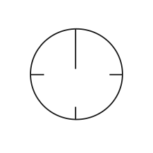 Pictogram for High Accurancy (Miscellaneous) in black. SVG format.