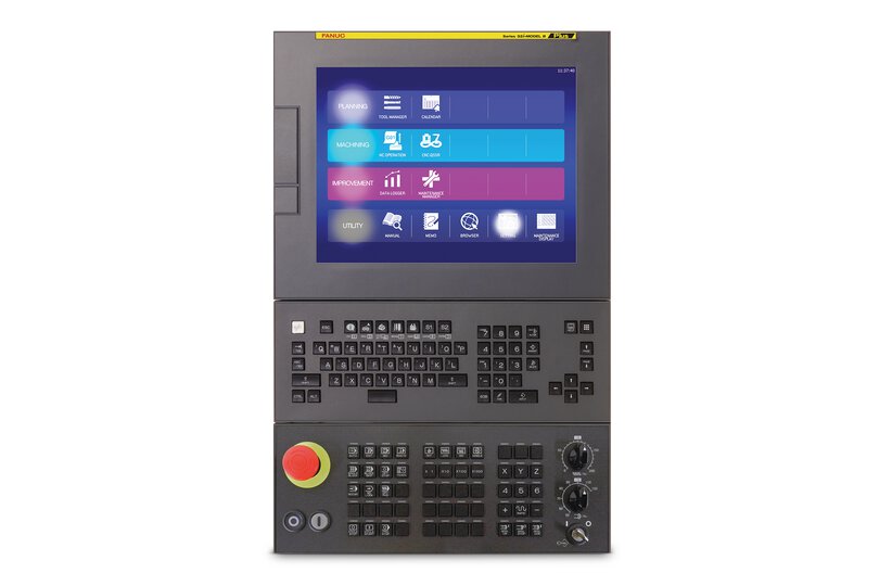 Image of FANUC CNC 32i-Model B Plus on a white background. High-end CNC for high machine performance. Standard CNC