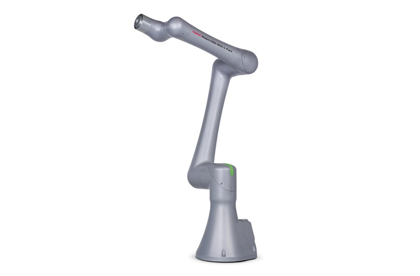 The FANUC CRX-10iA/L Paint is the first explosion-proof collaborative paint robot with payloads up to 10 kg.