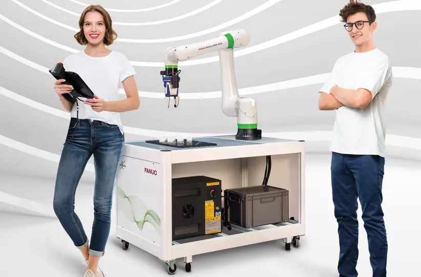 CRX Educational Cell with students on a light background from a view front