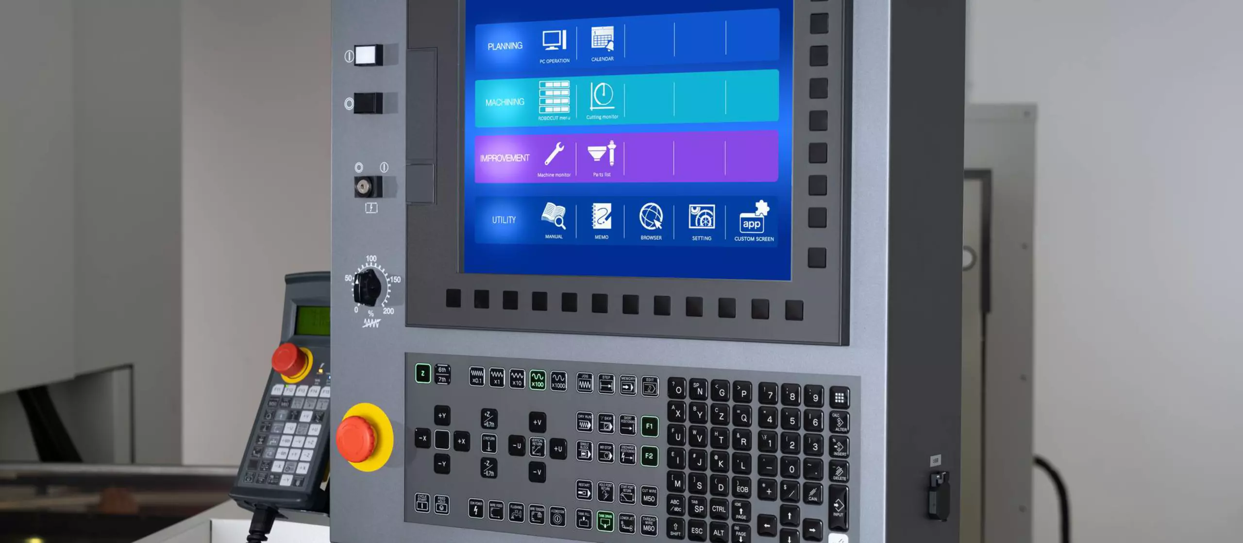 Details of ROBOCUT α-CiC series. CNC control 31i-W MODEL B