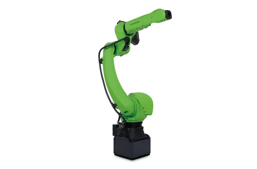 The FANUC CR/35F-18B is the strongest industrial collaborative robot featuring a  payload capacity of up to 50 kg.