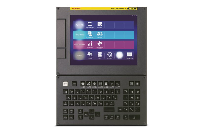 Image of FANUC CNC 31i-Model B Plus on a white background. High-end CNC for high machine performance. Core CNC.