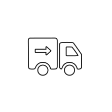 Pictogram for Delivery (Miscellaneous) in black. SVG format.