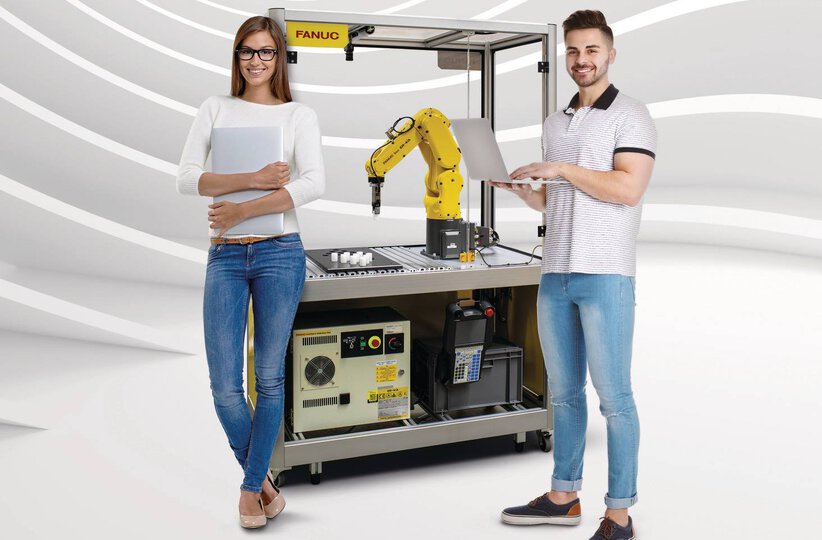 Educational cell with two students on a light backgroun, mainly used to promote the Educational package.