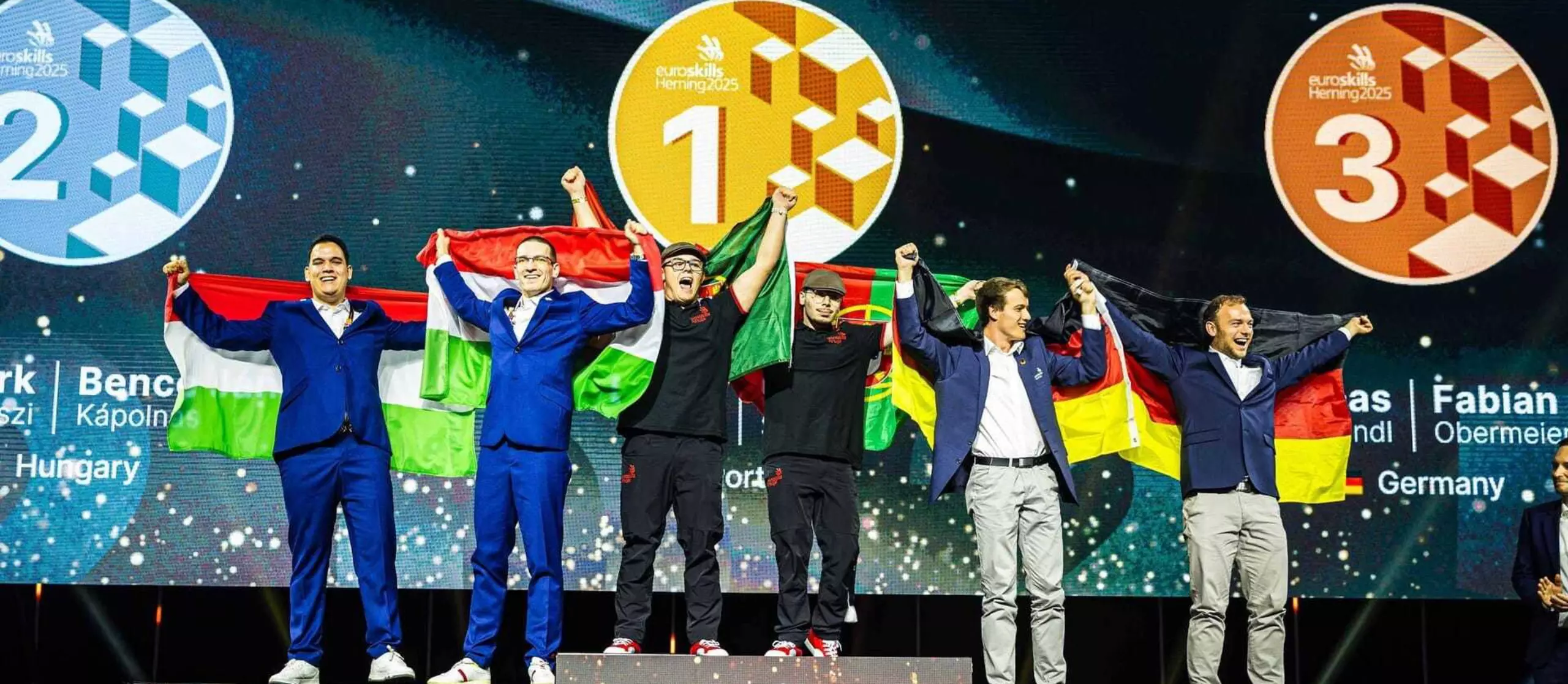 EuroSkills Herning, Denmark: Young talents compete in the "Robot Systems Integration" skill.