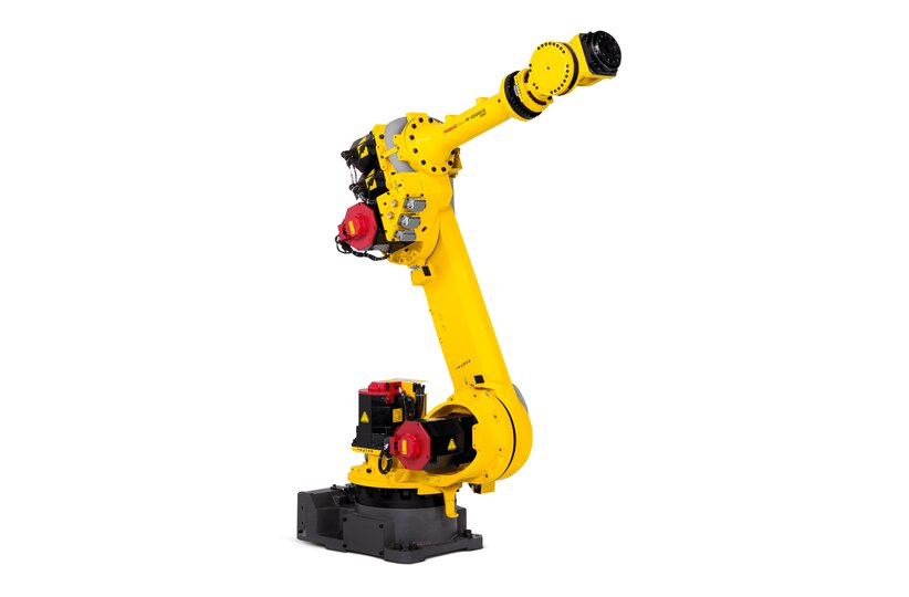 The FANUC R-1000/130-22A is a high-speed robot for a range of operations including welding, handling and palletising.