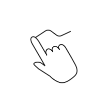 Pictogram for  Telestration (FAR) (Service) in black. SVG format.