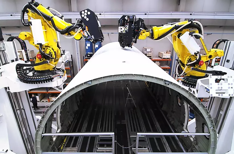 Plane body drilling with FANUC robots