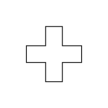 Pictogram for Industries-Medical in black, svg format