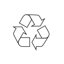 Pictogram for Sustainability in black. SVG format.