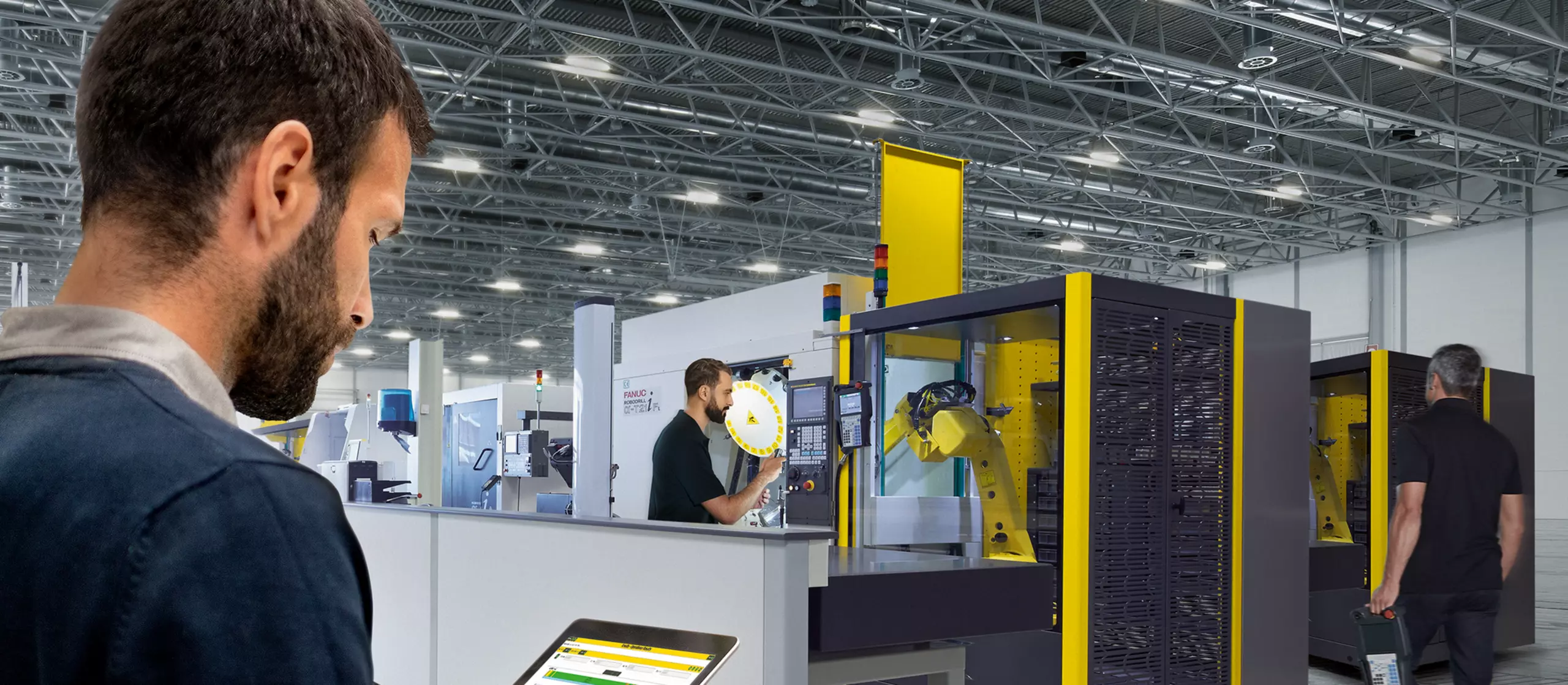 MT-LINK𝑖 is a PC software that connects machines, robots and peripheral devices in the factory. 