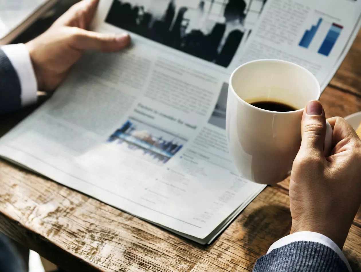 Caucasian businessman in the office shoot.
black coffee, book, bread, break time, breakfast, business, business news, businessman, caffeine, coffee, duty, ideas, knowledge, male, morning, newspaper, person, reading, strong, suit, table, wooden, world news
Test picture for Customer Magazine news
To be used on the website - Customer Magazine related news