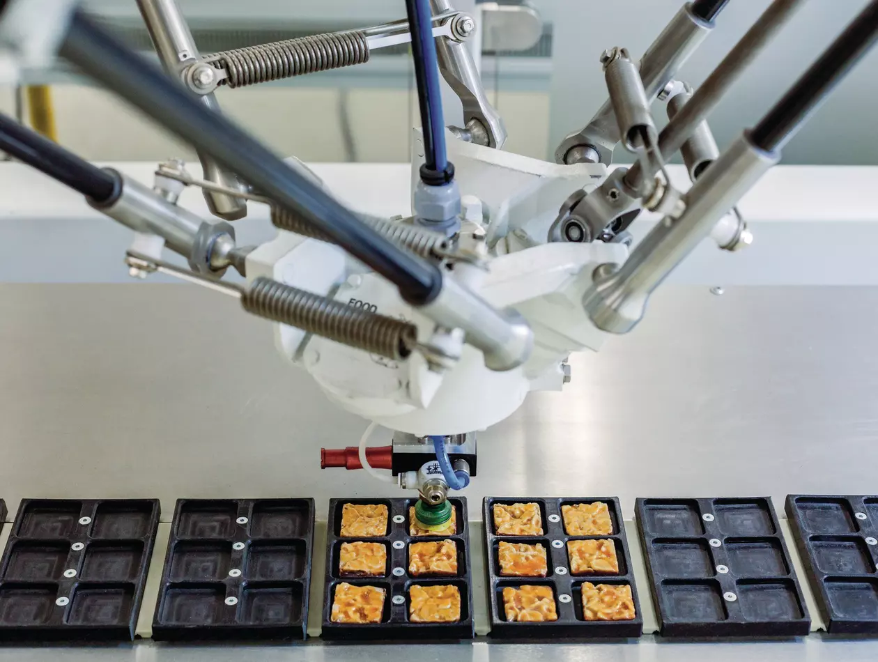 Delta robot picking cookies. High resolution file.
iR Pick tool
