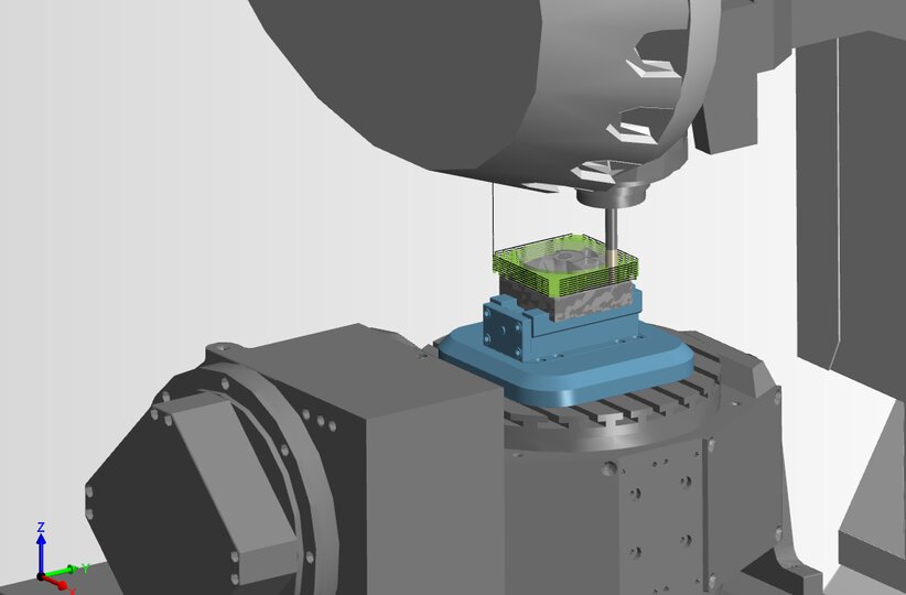 CNC Reflection Studio. 
A complete programming and simulation suite that offers powerful machine simulation and collision checking to provide peace of mind and minimise downtime. You can prove out programs using the machine layout and kinematics, and simulate tool paths, material removal and machine motion.