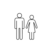 Pictogram for Employee (Organization) in black. SVG format.