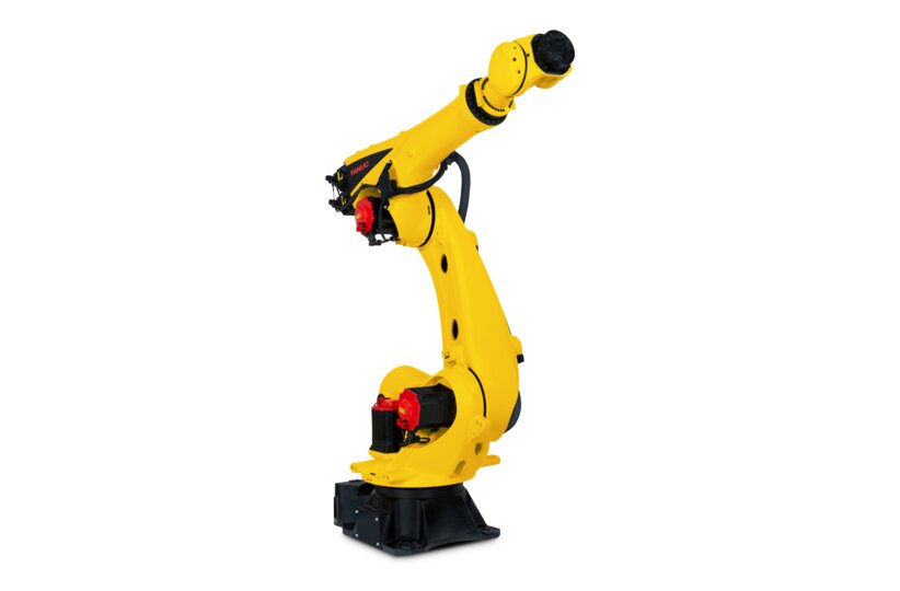 Compact heavy-payload robot with 180 kg capacity and 2655 mm reach, powered by the FANUC R-50iA controller for high-speed industrial automation.