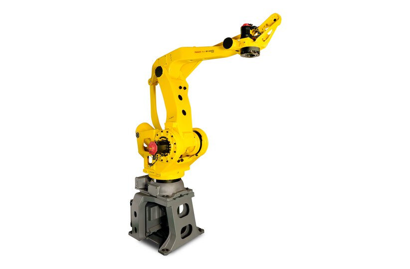 The FANUC M-410/500F-31C is a robot specifically designed for palletising and handling applications.