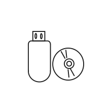 Pictogram for File Input & Output (Miscellaneous) in black. SVG format.