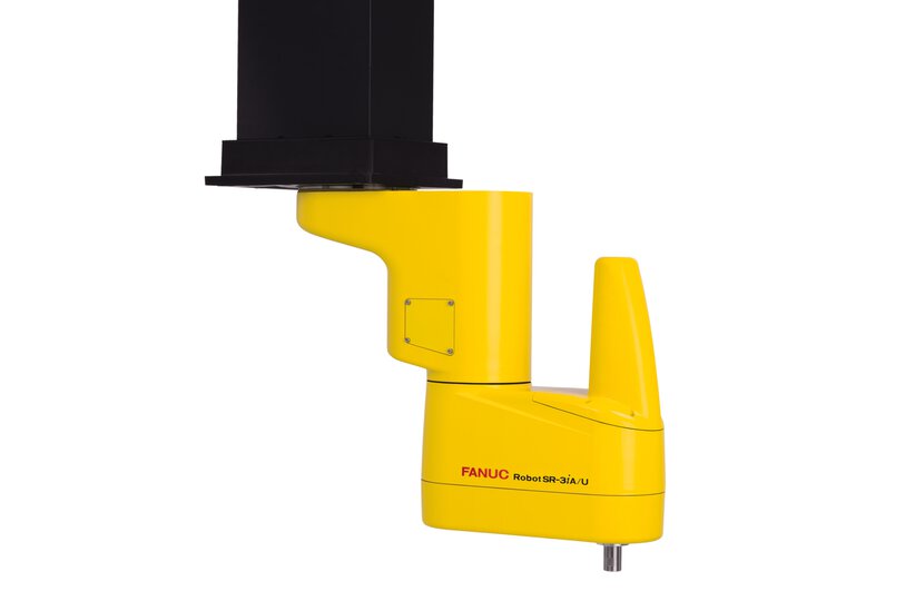 The FANUC SR-3iA/U is a upside down version SCARA robot suited to assembly, picking, inspection and packaging applications.