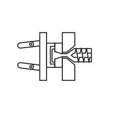 Icon for Injection Unit (ROBOSHOT). SVG