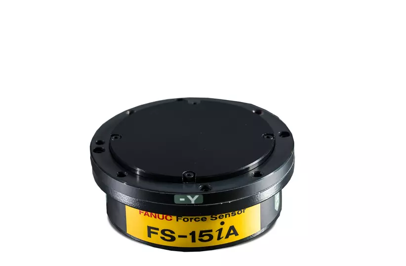 FANUC Force Sensor FS-15iA to measure force and torque in six dimensions.