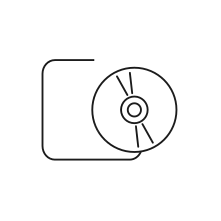 Pictogram for ProfDia Software (ROBOMACHINES) in black. SVG format.