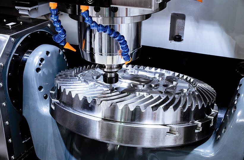 FANUC 5-axis machining technology.