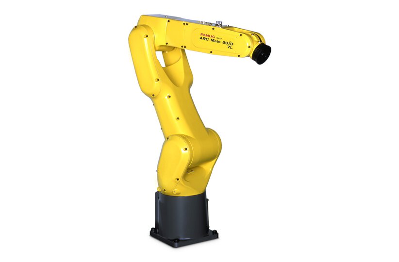 The FANUC ARC Mate/7-9D is a robot specifically designed for arc welding.