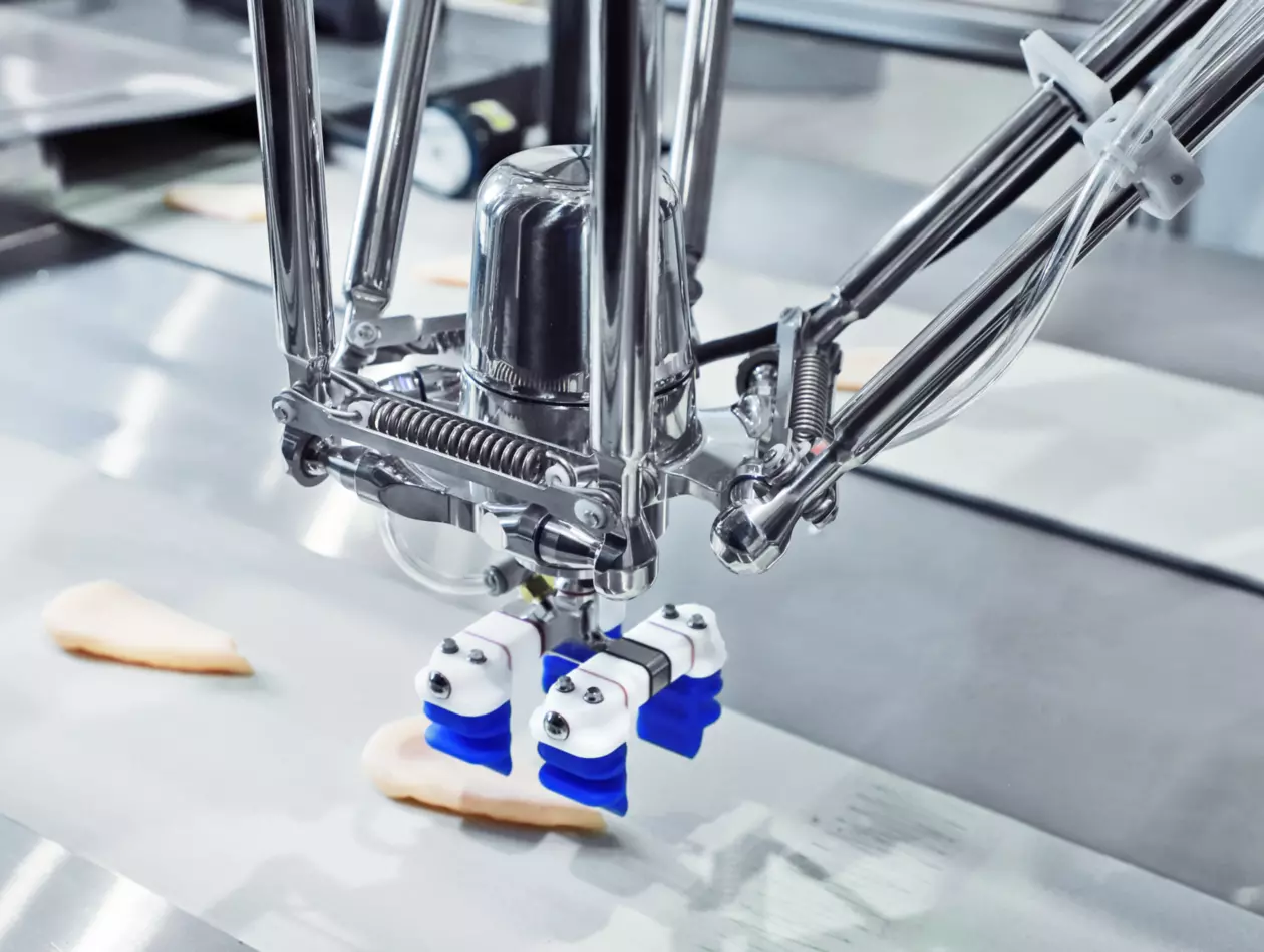 DR-3iB/6 STAINLESS Picking Chicken
Delta Robot,  Food Grade,  DR-3iB/6 STAINLESS,  Delta,  food grade,  food handling,  picking,  Car,  Transportation,  Vehicle
Dr-3iB/6 Stainless picking raw chicken filets