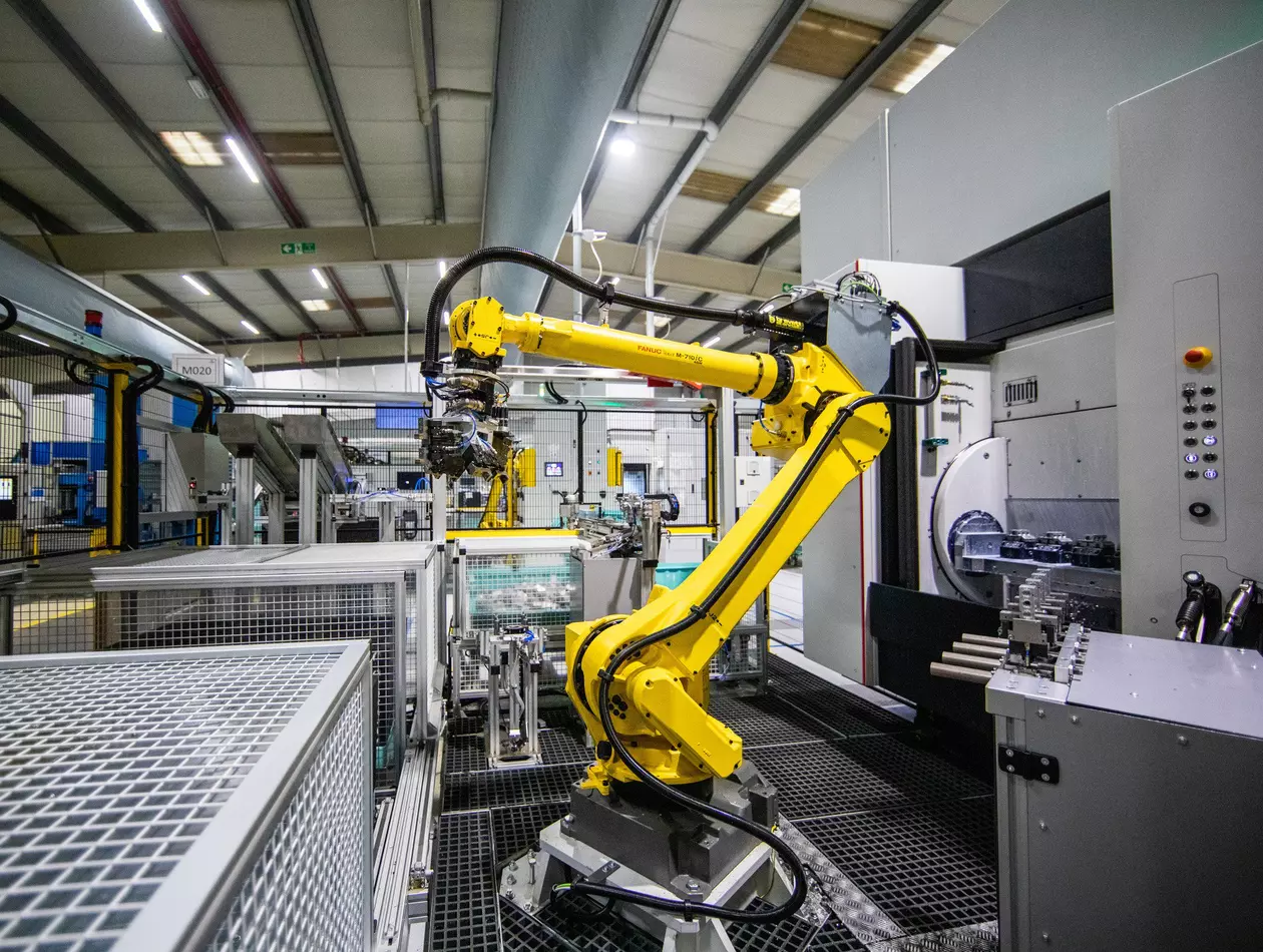 Image related to the success story CAMOZZI. Fanuc Italy.

Camozzi Automation, part of the Camozzi Group, is a leading designer and manufacturer of components for industrial automation.

Camozzi has recently implemented three twin-spindle workstations with three FANUC M-710iC robots, which allow maximum production flexibility for the production of the valve body without the need for additional machining, with a substantial reduction in TCO.