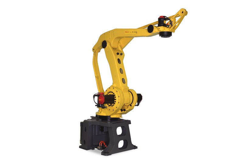 The FANUC M-410/185F-31C is a robot specifically designed for palletising and handling applications.