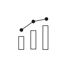 Pictogram for Data logger (CNC) in black. SVG format.