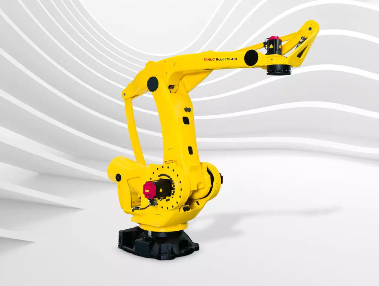 The FANUC M410/800F-32C is a robot specifically designed for palletising of heavy applications.