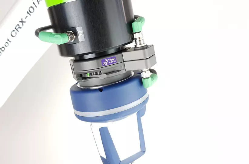 Image of CRX device. The WINGMAN – AUTOMATIC and MANUAL tool change by TripleA.