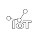 Pictogram for IoT (Product) in black. SVG format.