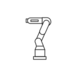 Pictogram for Robots (Product) in black. SVG format.