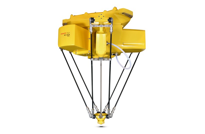 The FANUC DR/3-11A is a high-speed delta robot for assembly, picking, packing and inspection applications.