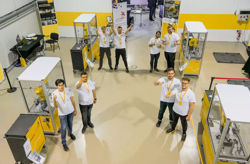 A national competition has been organised by FANUC Romania together with WorldSkills Romania. "The National Olympiad FANUC WorldSkills 2023 for Industrial Robots Integration"