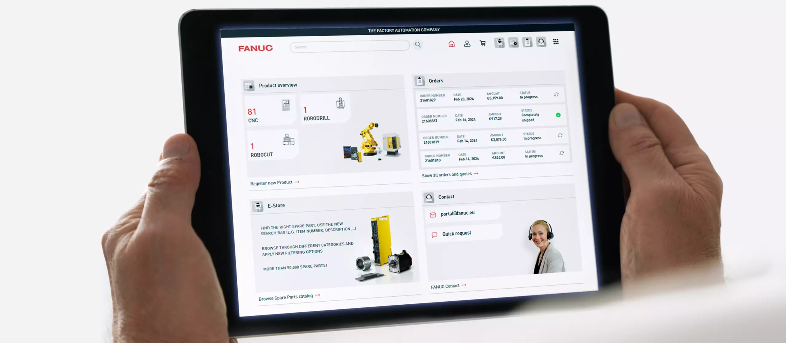 Spare Parts overview - Find more information here